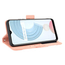 For OPPO Realme C21 Skin Feel Calf Pattern Horizontal Flip Leather Case with Holder & Card Slots & Photo Frame(Pink)