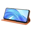 For Xiaomi Mi 11 Lite 5G / 4G Magnetic Buckle Retro Crazy Horse Texture Horizontal Flip Leather Case with Holder & Card Slots & Photo Frame(Brown)