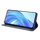For Xiaomi Mi 11 Lite 5G / 4G Magnetic Buckle Retro Crazy Horse Texture Horizontal Flip Leather Case with Holder & Card Slots & Photo Frame(Blue)