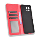 For Xiaomi Mi 11 Lite 5G / 4G Magnetic Buckle Retro Crazy Horse Texture Horizontal Flip Leather Case with Holder & Card Slots & Photo Frame(Red)
