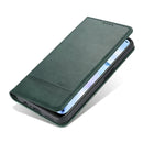 For OPPO A74 (5G) AZNS Magnetic Calf Texture Horizontal Flip Leather Case with Card Slots & Holder & Wallet(Dark Green)