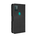 For Ulefone Note 11P Skin Feel Calf Pattern Horizontal Flip Leather Case with Holder & Card Slots & Photo Frame(Black)