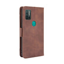 For Ulefone Note 11P Skin Feel Calf Pattern Horizontal Flip Leather Case with Holder & Card Slots & Photo Frame(Brown)