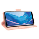 For Ulefone Note 11P Skin Feel Calf Pattern Horizontal Flip Leather Case with Holder & Card Slots & Photo Frame(Pink)