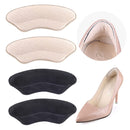 5 Pairs 062 High-heeled Shoes Sponge Soft Anti-abrasion Anti-slip Heel Protective Sticker(Black)