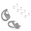 4 Pairs Wireless Earphone Replaceable Silicone Ear Cap Earplugs for Huawei FreeBuds 4i / FreeLace Pro / Active Noise Canceling Earphones 3(White)