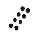 4 Pairs Wireless Earphone Replaceable Silicone Ear Cap Earplugs for Huawei FreeBuds 4i / FreeLace Pro / Active Noise Canceling Earphones 3(Black)