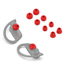 4 Pairs Wireless Earphone Replaceable Silicone Ear Cap Earplugs for Huawei FreeBuds 4i / FreeLace Pro / Active Noise Canceling Earphones 3(Red)