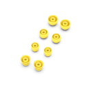 4 Pairs Wireless Earphone Replaceable Silicone Ear Cap Earplugs for Huawei FreeBuds 4i / FreeLace Pro / Active Noise Canceling Earphones 3(Yellow)