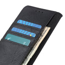 For Samsung Galaxy S21 FE KHAZNEH Cowhide Texture Horizontal Flip Leather Case with Holder & Card Slots & Wallet(Black)