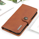 For Samsung Galaxy S21 FE KHAZNEH Cowhide Texture Horizontal Flip Leather Case with Holder & Card Slots & Wallet(Brown)