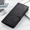 For Samsung Galaxy S21 FE Mirren Crazy Horse Texture Horizontal Flip Leather Case with Holder & Card Slots & Wallet(Black)