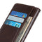 For Samsung Galaxy S21 FE Copper Buckle Nappa Texture Horizontal Flip Leather Case with Holder & Card Slots & Wallet(Coffee)
