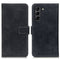For Samsung Galaxy S21 FE Crocodile Texture Horizontal Flip Leather Case with Holder & Card Slots & Wallet(Black)