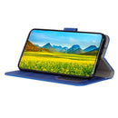 For Samsung Galaxy S21 FE Crocodile Texture Horizontal Flip Leather Case with Holder & Card Slots & Wallet(Blue)