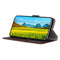 For Samsung Galaxy S21 FE Crocodile Texture Horizontal Flip Leather Case with Holder & Card Slots & Wallet(Brown)
