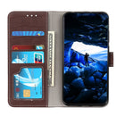 For Samsung Galaxy S21 FE Crocodile Texture Horizontal Flip Leather Case with Holder & Card Slots & Wallet(Brown)