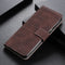 For Samsung Galaxy S21 FE Crocodile Texture Horizontal Flip Leather Case with Holder & Card Slots & Wallet(Brown)