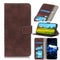 For Samsung Galaxy S21 FE Crocodile Texture Horizontal Flip Leather Case with Holder & Card Slots & Wallet(Brown)