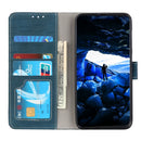 For Samsung Galaxy S21 FE Crocodile Texture Horizontal Flip Leather Case with Holder & Card Slots & Wallet(Dark Green)