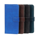 For Samsung Galaxy S21 FE Crocodile Texture Horizontal Flip Leather Case with Holder & Card Slots & Wallet(Dark Green)
