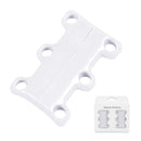 Magnetic Shoelace Buckle Non Binding Shoe Lace Accessories, Size:S (Below 230mm)(White)