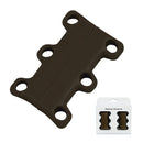 Magnetic Shoelace Buckle Non Binding Shoe Lace Accessories, Size:S (Below 230mm)(Coffee)