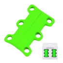 Magnetic Shoelace Buckle Non Binding Shoe Lace Accessories, Size:L (Above 230mm)(Green)