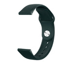 20mm Universal Vertical Grain Reverse Buckle Watch Band(Army Green)