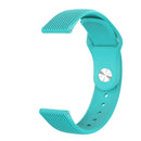 20mm Universal Vertical Grain Reverse Buckle Watch Band(Mint Green)