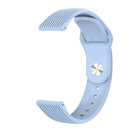 20mm Universal Vertical Grain Reverse Buckle Watch Band(Light Blue)