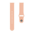 20mm Universal Vertical Grain Reverse Buckle Watch Band(Pink)