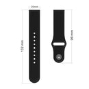 20mm Universal Vertical Grain Reverse Buckle Watch Band(Pink)