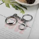 Shockproof Anti-scratch TPU Soft Case with Keychain Ring For AirTag(Silver)