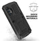 For Samsung Galaxy A32 4G R-JUST Waterproof Shockproof Dustproof Metal + Silicone Protective Case with Holder(Black)