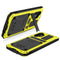For Samsung Galaxy A32 4G R-JUST Waterproof Shockproof Dustproof Metal + Silicone Protective Case with Holder(Yellow)