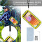 For Samsung Galaxy A32 4G R-JUST Waterproof Shockproof Dustproof Metal + Silicone Protective Case with Holder(Yellow)
