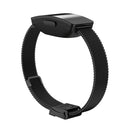 For Fitbit Inspire / Inspire HR / Ace 2 Double Insurance Buckle Milanese Watch Band(Black)