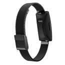 For Fitbit Inspire / Inspire HR / Ace 2 Double Insurance Buckle Milanese Watch Band(Black)