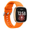 For Fitbit Versa 3 Silicone Watch Band(Orange)