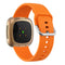 For Fitbit Versa 3 Silicone Watch Band(Orange)