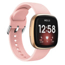 For Fitbit Versa 3 Silicone Watch Band(Pink)