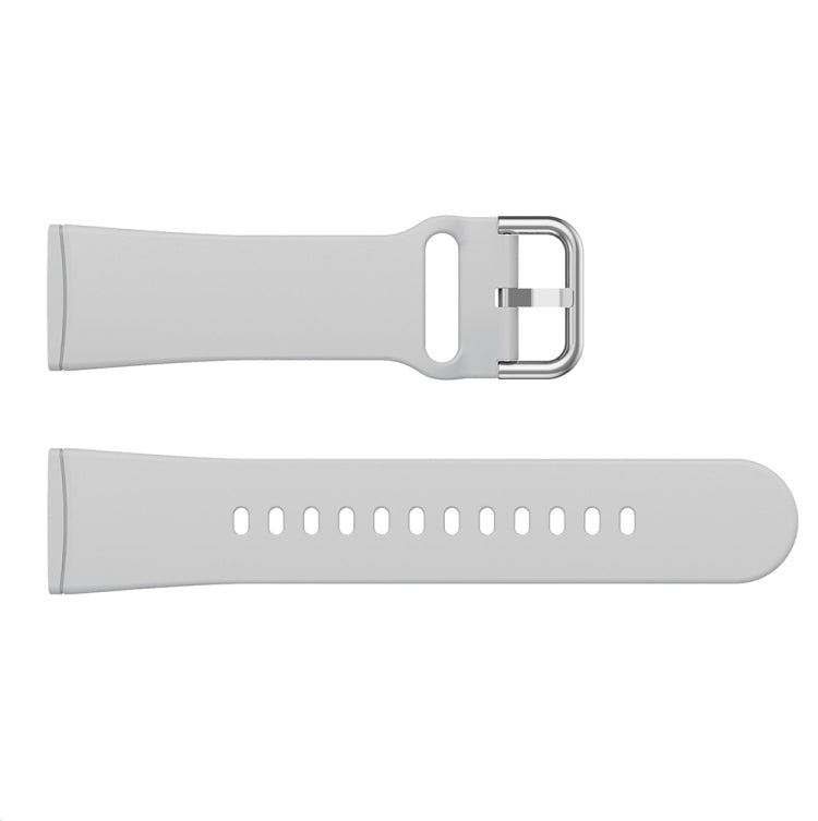 For Fitbit Versa 3 Silicone Watch Band(Grey)