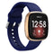 For Fitbit Versa 3 Silicone Watch Band(Dark Blue)