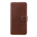 For OPPO Realme C20 Classic Calf Texture PU + TPU Horizontal Flip Leather Case with Holder & Card Slots & Wallet(Brown)