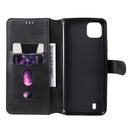 For OPPO Realme C20 Classic Calf Texture PU + TPU Horizontal Flip Leather Case with Holder & Card Slots & Wallet(Black)