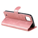 For OPPO Realme C20 Classic Calf Texture PU + TPU Horizontal Flip Leather Case with Holder & Card Slots & Wallet(Rose Gold)