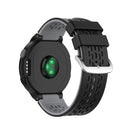 For Garmin Approach S2 / S4 Two-color Silicone Watch Band(Black Grey)