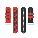 For Garmin Approach S2 / S4 Two-color Silicone Watch Band(Red Black)