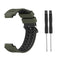 For Garmin Approach S2 / S4 Two-color Silicone Watch Band(Army Green Black)